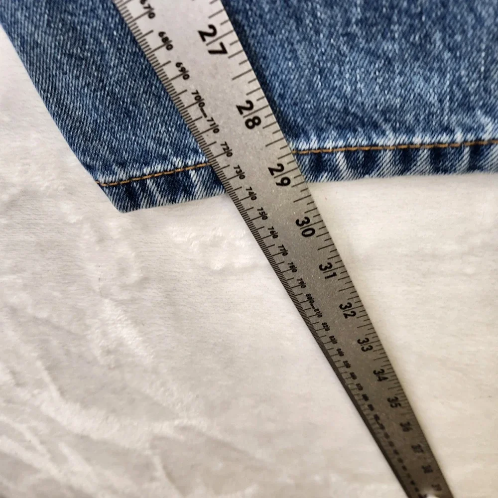Levis‎ 505 Regular Fit Straight Leg Blue Jeans Mens 34x30 Medium Wash 00505-4886